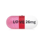Judith Leiber Love Pill Capsule Crystal Clutch