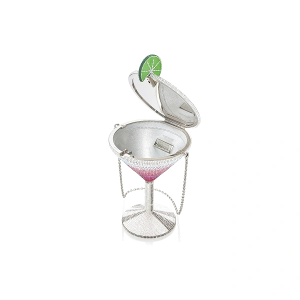 Judith Leiber Martini Cosmopolitan Crystal Clutch, view 3