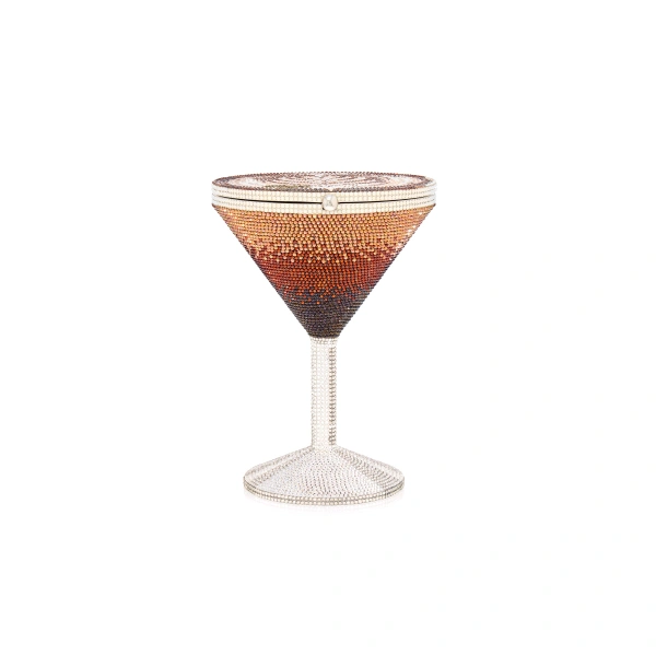 Martini Espresso Crystal Clutch