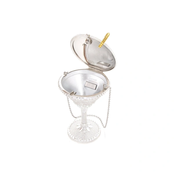 Judith Leiber Martini Twist Crystal Clutch, view 2