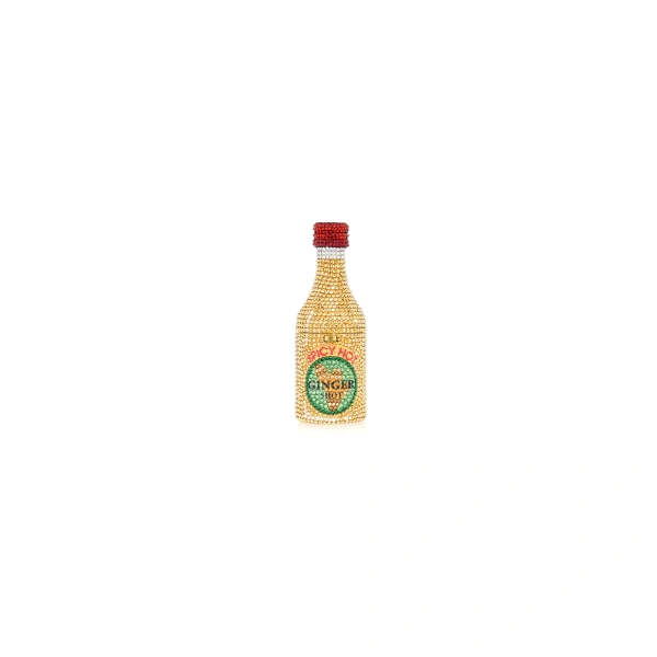 Mini Bottle Ginger Shot Crystal Pillbox
