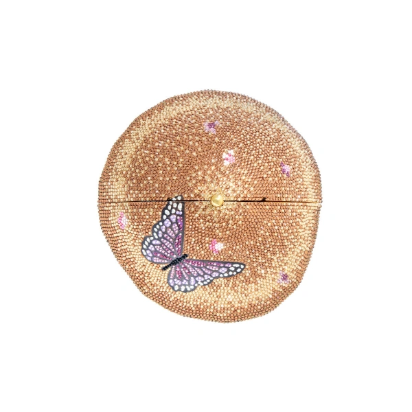Judith Leiber Mushroom Bella Crystal Clutch, view 4
