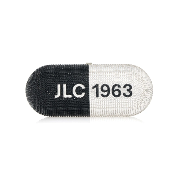 Judith Leiber Panacea Pill Capsule Crystal Clutch, view 4