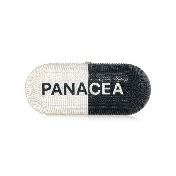 Judith Leiber Panacea Pill Capsule Crystal Clutch