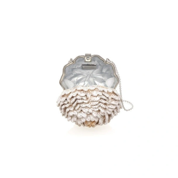 Judith Leiber Peony Halcyon Hill Crystal Clutch, view 3