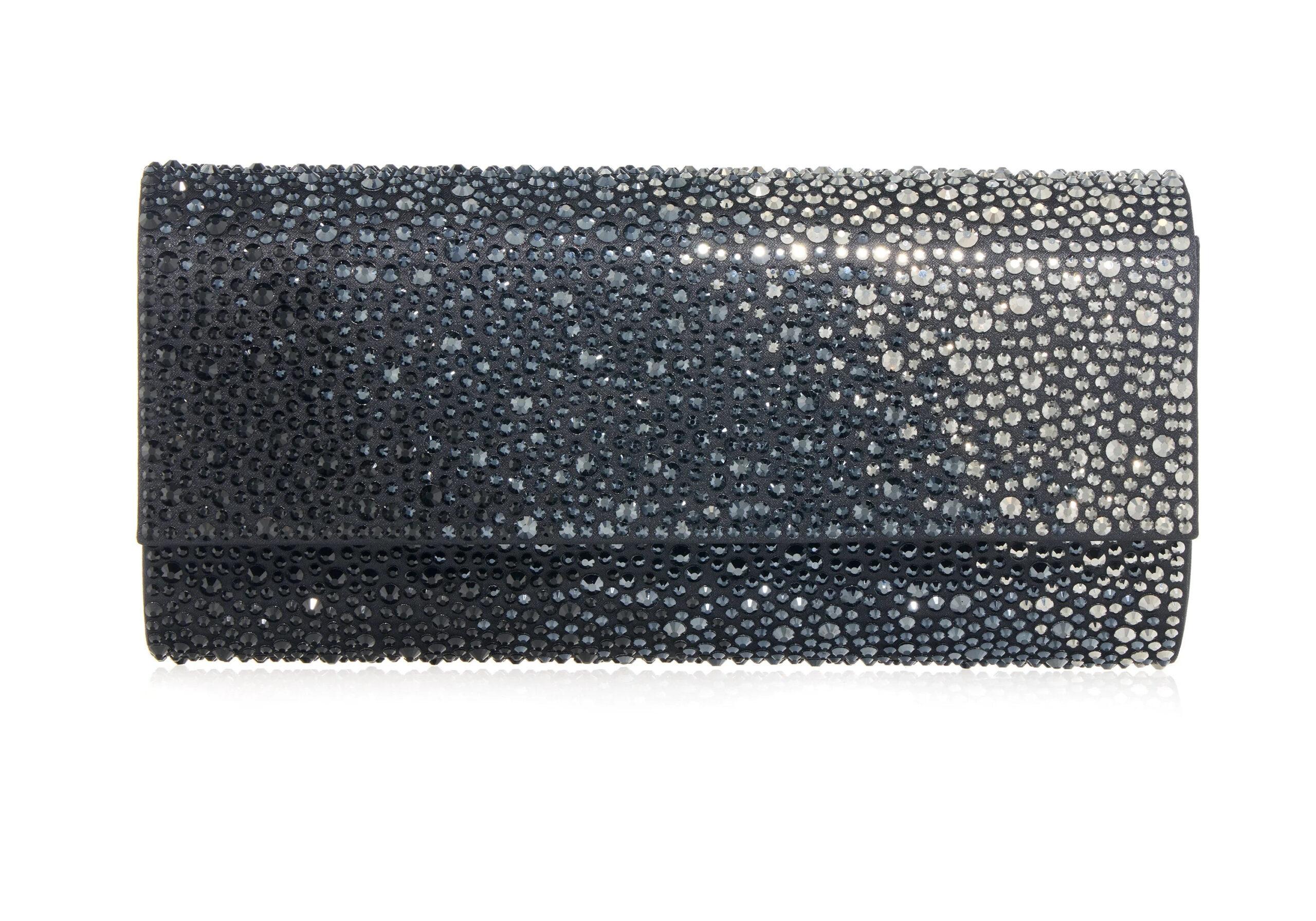 Judith Leiber Perry Gradient Caviar Obsidian Crystal Clutch Judith Leiber Perry Gradient Caviar Obsidian Crystal Clutch