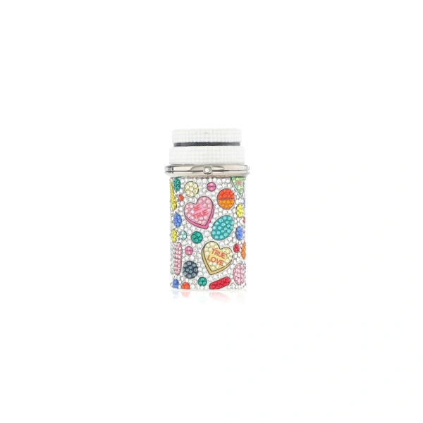 Prescription Bottle Heart Pills Crystal Pillbox