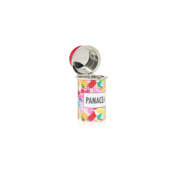 Judith Leiber Prescription Bottle Panacea Crystal Pillbox, view 3