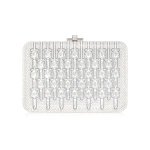 Judith Leiber Slim Slide Bijou Crystal Clutch