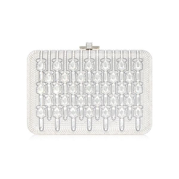 Judith Leiber Slim Slide Bijou Crystal Clutch