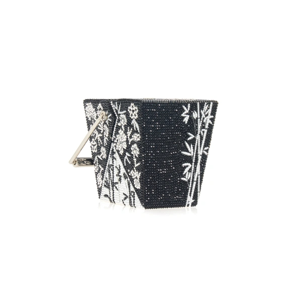 Judith Leiber Take Out Box Bamboo Crystal Clutch, view 4
