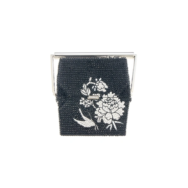 Judith Leiber Take Out Box Bamboo Crystal Clutch, view 5