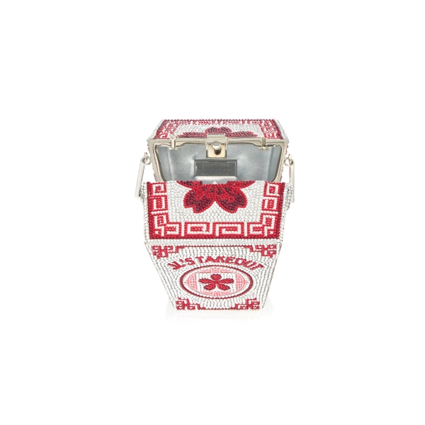 Judith Leiber Take Out Box JL's Takeout Crystal Clutch, view 3