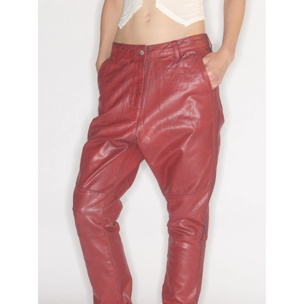 KNWLS Astra Breeches in Red Gloss | Jeans | Coveti
