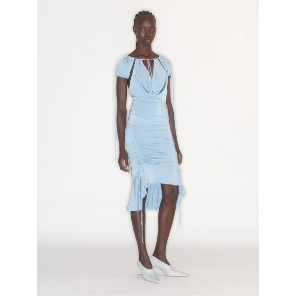 KNWLS CU Top in Light Blue | Short Sleeve Tops | Coveti