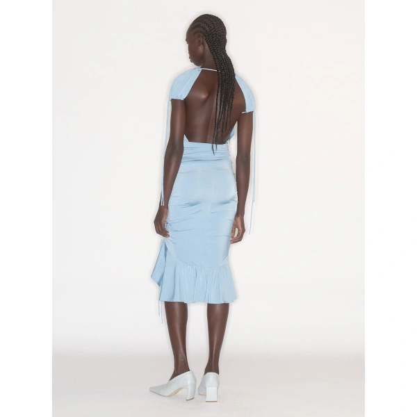 KNWLS CU Top in Light Blue | Short Sleeve Tops | Coveti