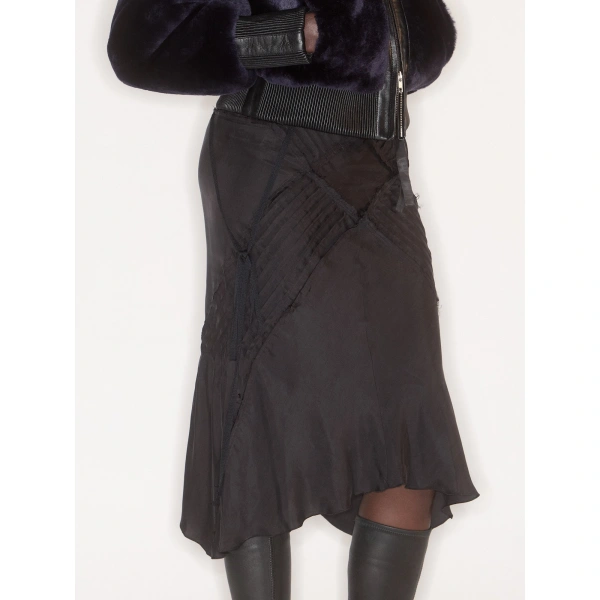 KNWLS Elisir Skirt in Black | Midi Skirts | Coveti