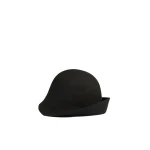 Khaite Arlo Clochet Hat in Black