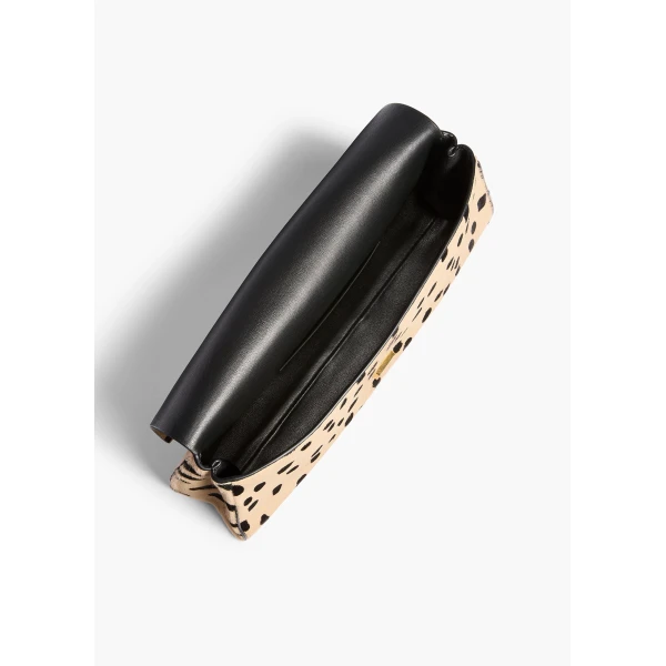 Khaite Audrey Clutch in Spotted Haircalf | Clutch Bags | Coveti