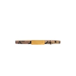 Khaite Berlin Belt in Python-Embossed Taupe with Antique Gold
