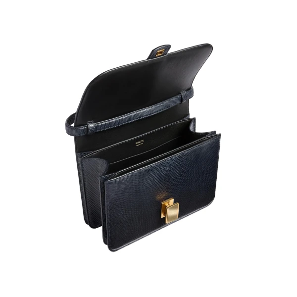 Blake Crossbody Bag in Midnight Lizard - Image 5