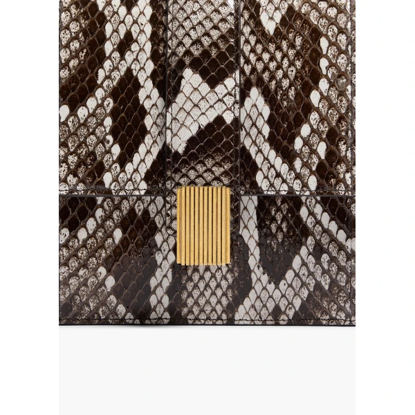 Blake Crossbody Bag in Natural Python - Image 4