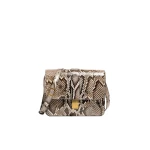 Khaite Blake Crossbody Bag in Natural Python