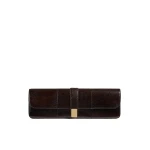 Khaite Blake Long Clutch in Ebano Lizard