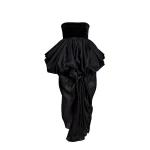 Khaite Bronte Dress in Black | Dresses | Coveti