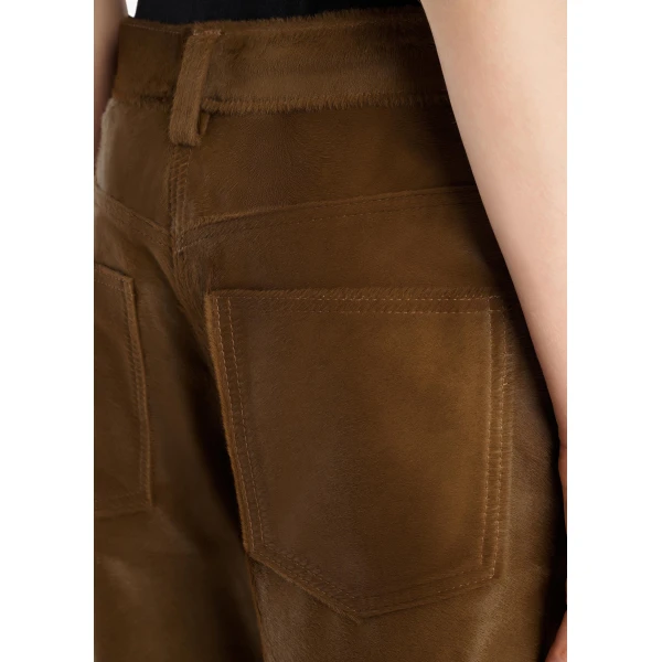 Callum Pant in Almond Haircalf - Image 6