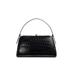 Khaite Cate Bag in Black Alligator