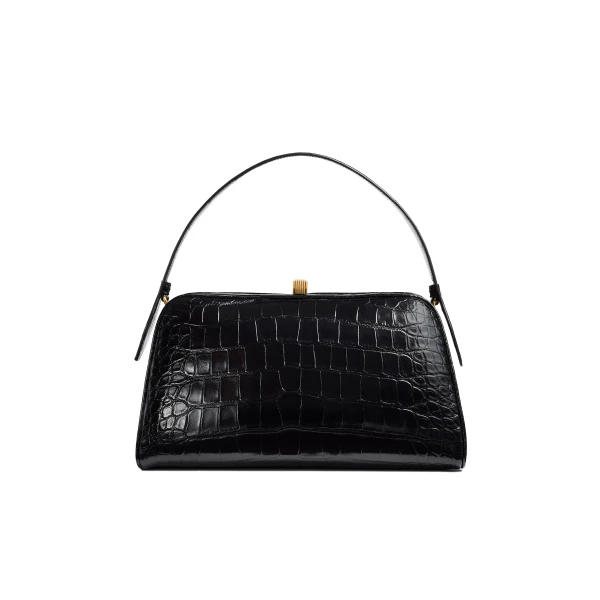 Cate Bag in Black Alligator