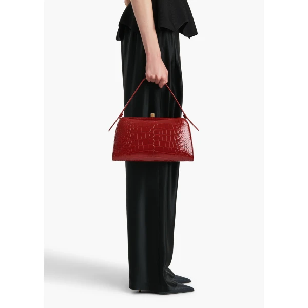 Cate Bag in Ruby Alligator - Image 3