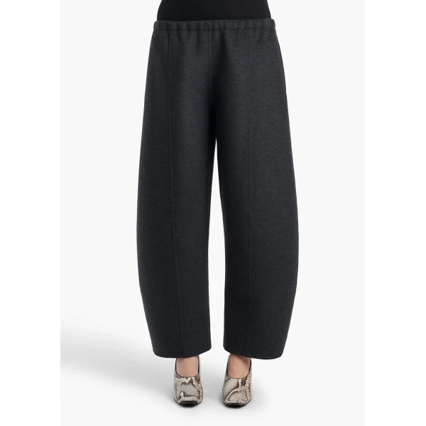 Khaite Clover Pant in Charcoal | Pants | Coveti