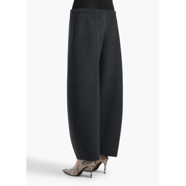 Khaite Clover Pant in Charcoal | Pants | Coveti