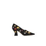 Khaite Colleen Pump in Black Multi | Heels | Coveti