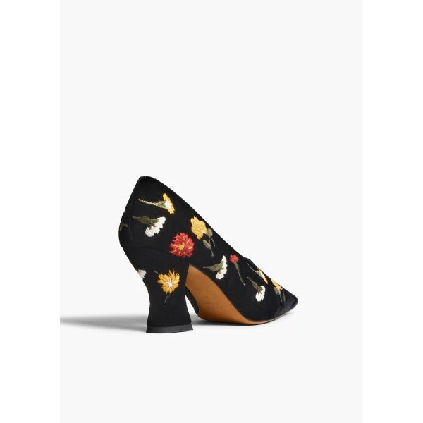 Khaite Colleen Pump in Black Multi | Heels | Coveti