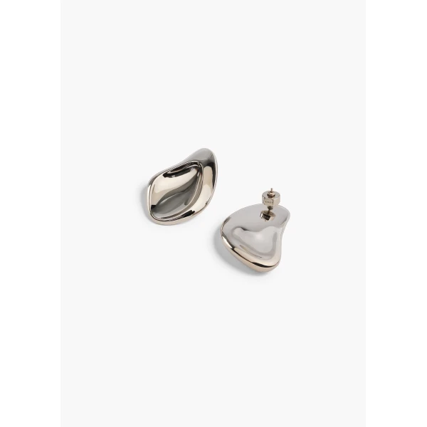 Khaite Cove Earrings in Silver | Earrings | Coveti