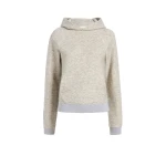 Khaite Ellen Hoodie in Grey | Hoodies | Coveti