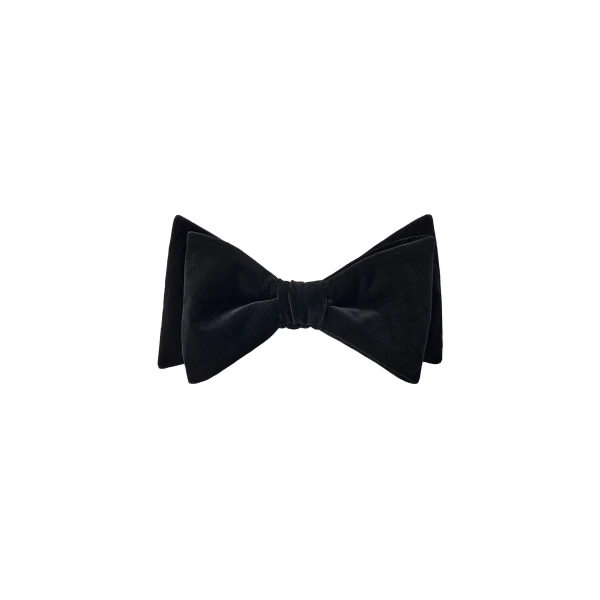Enid Bow Brooch in Black - Image 2