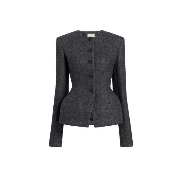 Enzi Jacket in Charcoal