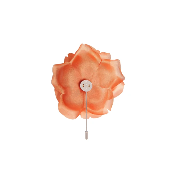 Frankie Floral Brooch in Orange - Image 2