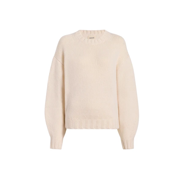 Khaite Gemma Sweater in Ivory | Sweaters | Coveti