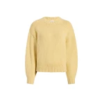 Khaite Gemma Sweater in Light Yellow | Sweaters | Coveti