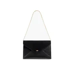 Khaite Grace Envelope Clutch in Black | Clutch Bags | Coveti