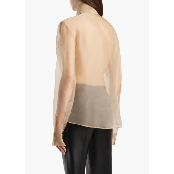 Khaite Ivy Top in Beige | Tops | Coveti