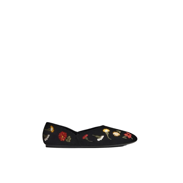 Jane Flat in Black Multi