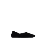 Khaite Jane Flat in Black Velvet | Shoes | Coveti