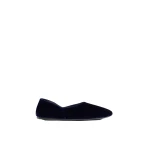 Khaite Jane Flat in Midnight Velvet | Shoes | Coveti