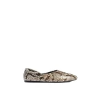 Khaite Jane Flat in Natural Python